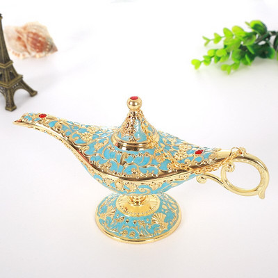 Aladdin Varázslámpa Dísz Nagy Kívánság Lámpa Fém Lakásdekorációk Ajándék Aladdin Varázslámpa Gyermek Otthon Dekoráció