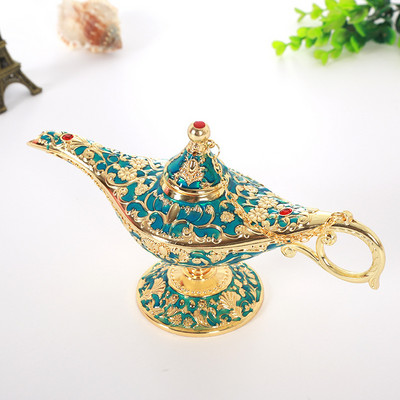 Aladdin Varázslámpa Dísz Nagy Kívánság Lámpa Fém Lakásdekorációk Ajándék Aladdin Varázslámpa Gyermek Otthon Dekoráció