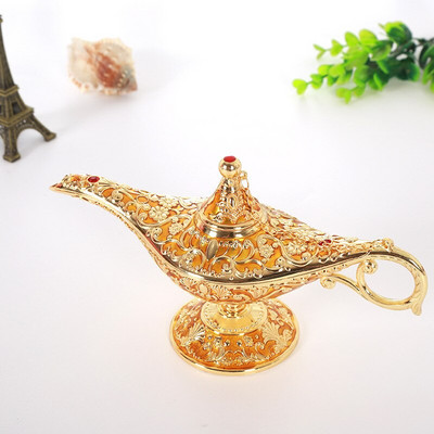 Aladdin Varázslámpa Dísz Nagy Kívánság Lámpa Fém Lakásdekorációk Ajándék Aladdin Varázslámpa Gyermek Otthon Dekoráció
