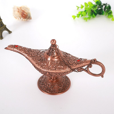 Aladdin Varázslámpa Dísz Nagy Kívánság Lámpa Fém Lakásdekorációk Ajándék Aladdin Varázslámpa Gyermek Otthon Dekoráció