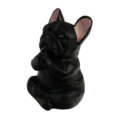 Μίνι Γαλλικό μπουλντόγκ Διακόσμηση Τραπεζιού Αστεία Γαλλικό μπουλντόγκ πατημασιά στολίδι για Αυτοκίνητο Διακοσμήσεις κήπου σπιτιού Δώρα σκυλιών