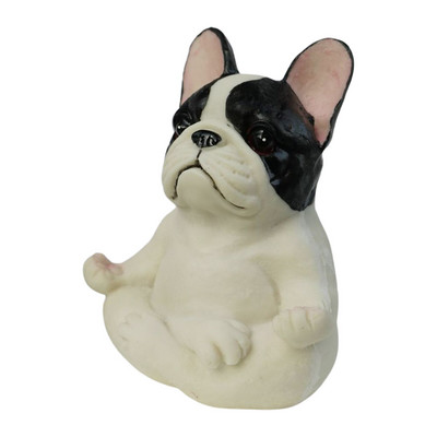 Μίνι Γαλλικό μπουλντόγκ Διακόσμηση Τραπεζιού Αστεία Γαλλικό μπουλντόγκ πατημασιά στολίδι για Αυτοκίνητο Διακοσμήσεις κήπου σπιτιού Δώρα σκυλιών