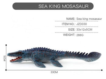 Ρεαλιστικές φιγούρες με ειδώλια δεινοσαύρων Mosasaurus Dinosaur Toys For Plastic Wild Animal Model Εκπαιδευτικό ειδώλιο Δώρο για παιδιά