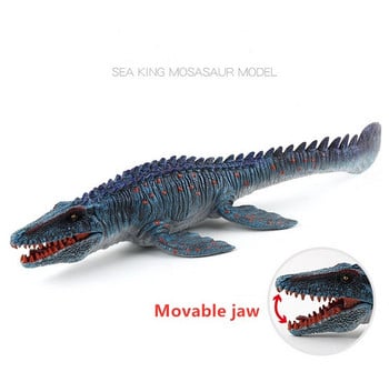Реалистични фигурки на динозаври Mosasaurus Играчки за динозаври за пластмасов модел на диво животно Образователна фигурка Подарък за деца