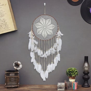 Nordic Home Dream Catcher Κρεμαστά Διακοσμητικά Φτερού Διακόσμηση τοίχου Dreamcatcher Kawaii Διακόσμηση δωματίου για κορίτσια Νηπιαγωγείο Διακοσμητικά αυτοκινήτου