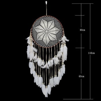 Nordic Home Dream Catcher Κρεμαστά Διακοσμητικά Φτερού Διακόσμηση τοίχου Dreamcatcher Kawaii Διακόσμηση δωματίου για κορίτσια Νηπιαγωγείο Διακοσμητικά αυτοκινήτου