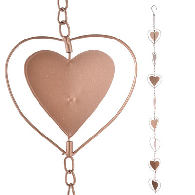 Lietaus grandinės latakams Dekoratyvinės lietaus grandinės žavesys Vintažinis lietaus grandinės vėjo varpeliai Romantiškas elfas lietaus name ir sode