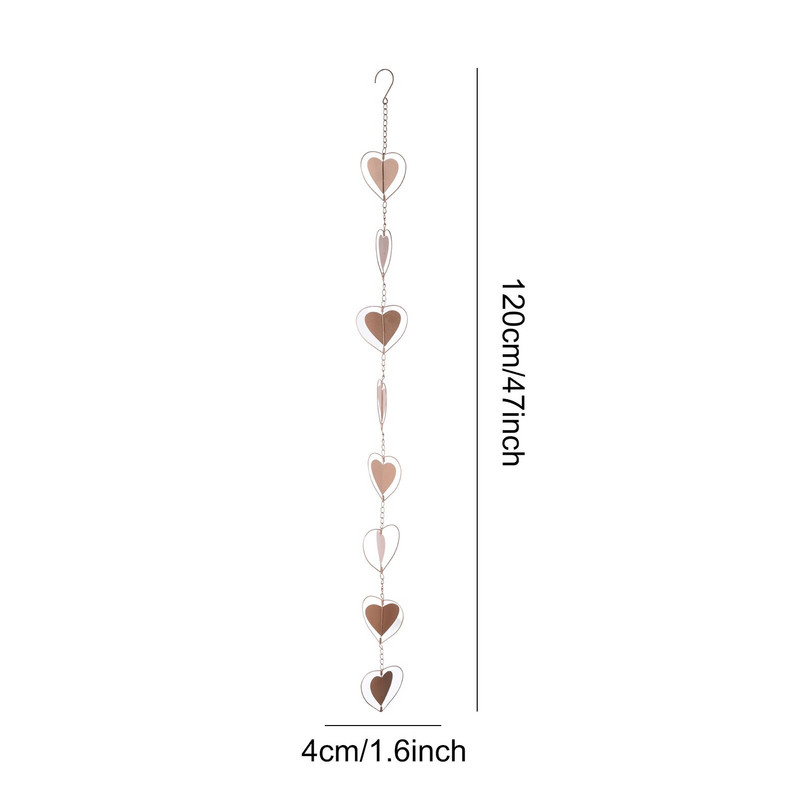 Lietaus grandinės latakams Dekoratyvinės lietaus grandinės žavesys Vintažinis lietaus grandinės vėjo varpeliai Romantiškas elfas lietaus name ir sode