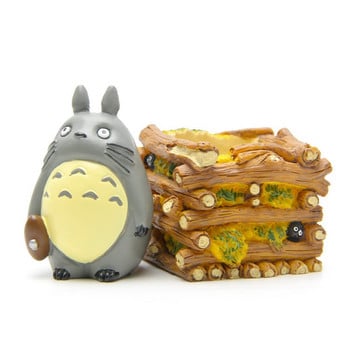 Ρητίνη Totoro Succulents Garden Figurines Μίνι στολίδια γλάστρας Μινιατούρες Νεράιδα σε γλάστρα Garden Moss Gnome Διακόσμηση χειροτεχνίας