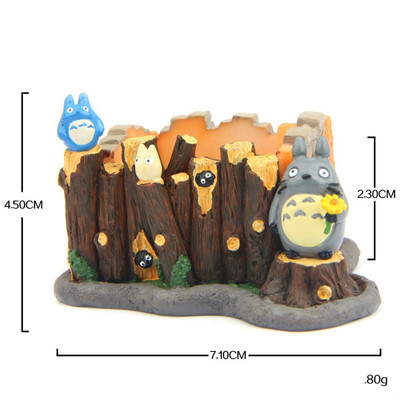 Gyanta Totoro pozsgások Kerti figurák Mini virágcserép díszek Miniatűrök Tündér cserepes kerti moha gnóm díszítés kézműves