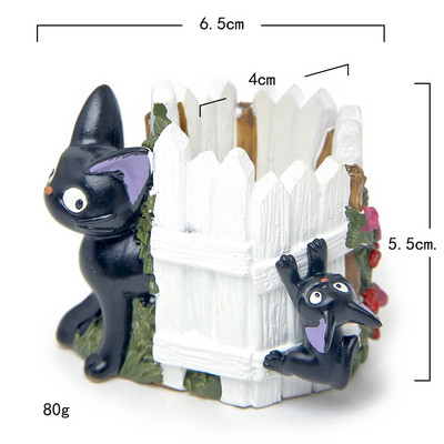 Gyanta Totoro pozsgások Kerti figurák Mini virágcserép díszek Miniatűrök Tündér cserepes kerti moha gnóm díszítés kézműves