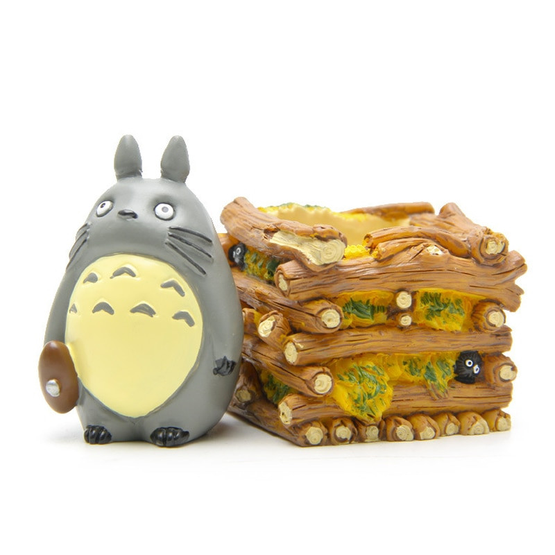 Gyanta Totoro pozsgások Kerti figurák Mini virágcserép díszek Miniatűrök Tündér cserepes kerti moha gnóm díszítés kézműves