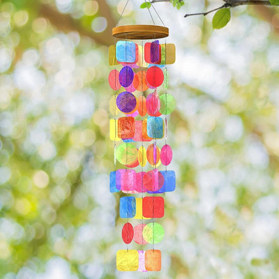 Rainbow Wind Chimes Διακόσμηση κήπου εξωτερικού χώρου Κοχύλι Wind Chimes Wind Chimes Wind Chimes Παράθυρο σπιτιού Κρεμαστά Στολίδια Διακόσμηση