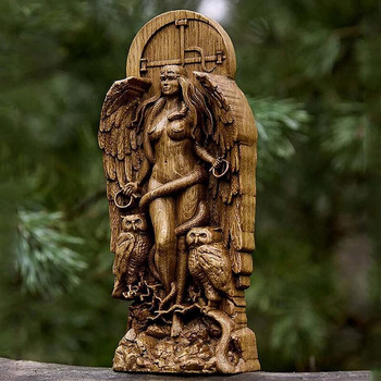 Αρχαίο άγαλμα θεάς Wiccan, Γλυπτό του Βωμού, Άγαλμα της Ελληνικής Θεάς Μυθολογία Μητέρα Γη Ειδώλια Γαίας για παγανιστικό σπίτι