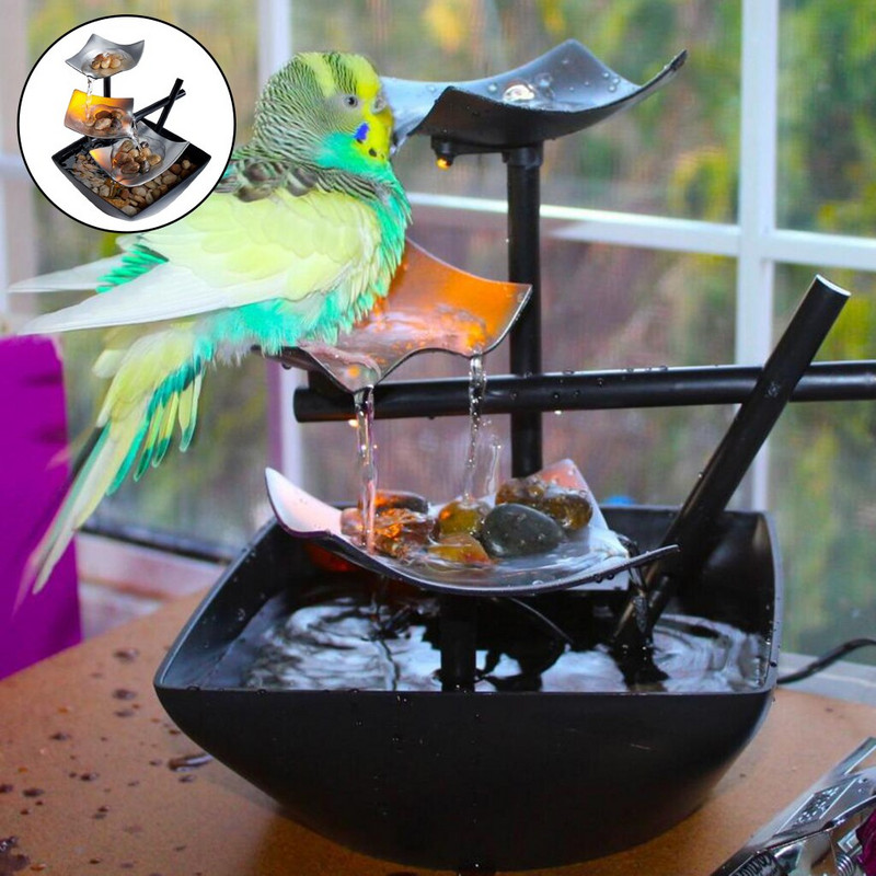 Minimalistiniai vandens fontanai krioklys fontanas ant stalo vandens fontanas tekantis vandens krioklys Feng shui vidaus namų dekoravimas