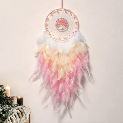 Dream Catcher Windbell Κρεμαστό Κρεμαστό Διακόσμηση Δωματίου Κρεβατοκάμαρας Κρεμαστό με Παράθυρο Κρεμαστό Παιδικό Δώρο Γιορτινό Κρεμαστό τοίχου