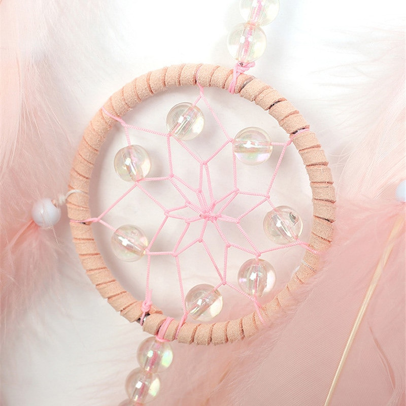 Pandantiv cu plasă pentru aprinderea de vise cu cinci inele, artizanat pur, cadouri creative, prindere de vise, decorarea peretelui de acasă