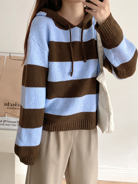 Pulover casual dama - cu gluga