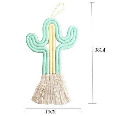 Nordijska tapiserija za uređenje doma Ručno tkani viseći ukrasi s crtanim lavom Ukrasi za životinjske glave Ukrasi za zidove dječje sobe