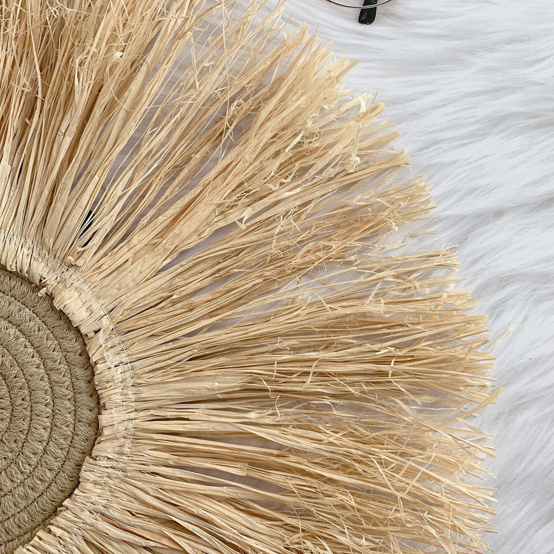 Скандинавски гоблен за декорация на дома Ръчно изтъкан анимационен лъв Висящи декорации Украшение за глава на животно Детска стая Висящ декор за стена