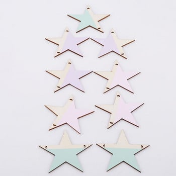 INS Nordic Wooden Star Beads Garland Banners για κορίτσια Βρεφικό δωμάτιο Νηπιαγωγείο Διακόσμηση τοίχου Παιδικό Δωμάτιο Κρεμαστά κουρτίνες σημαιάκια φωτογραφιών