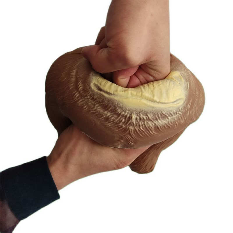 Didelis milžiniškas antistresinis žaislas orangutanas, elastingas beždžionė, juokinga gorila