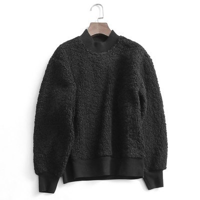 Női plüss pulóver két színben