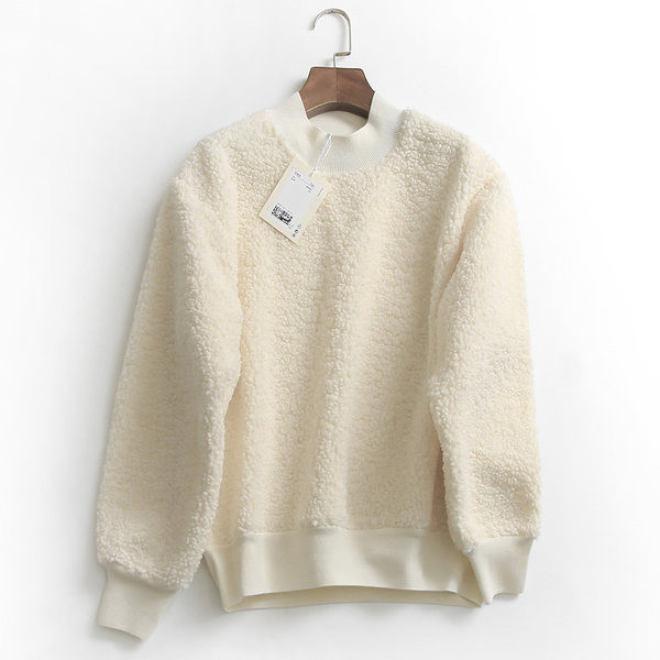 Női plüss pulóver két színben