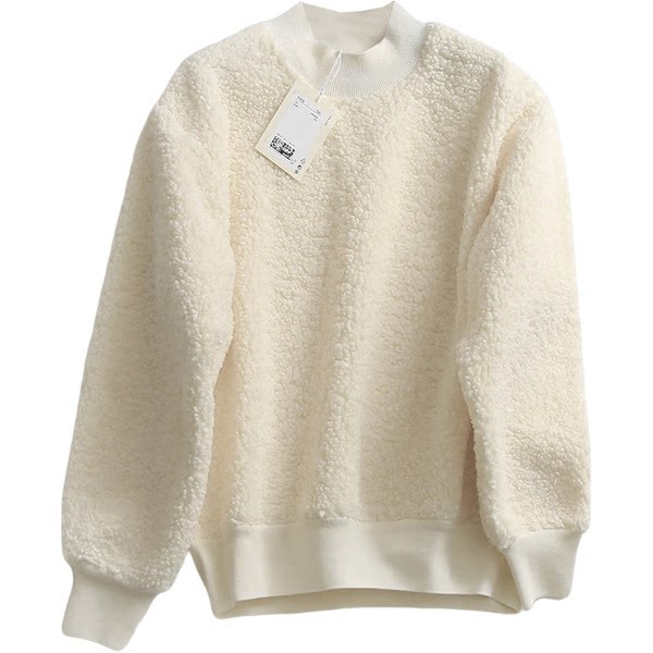 Női plüss pulóver két színben