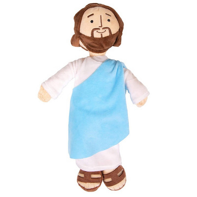 Кукла Моят приятел Исус Плюшена кукла Класически Исус Плюшен Христос Религиозна играчка Спасител с усмивка Религиозни сувенири за парти