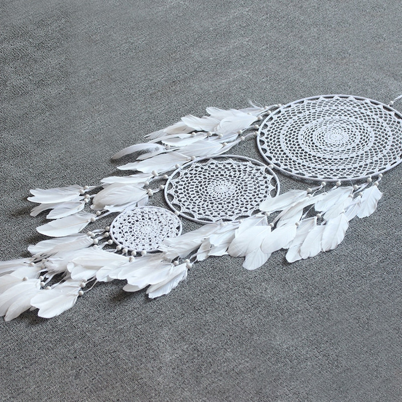 Svajonių gaudyklė, medvilninė virvė, austi sapnų gaudyklės Kabantys pakabukas Dreamcatcher „pasidaryk pats“ siena, langas, balkonas, dekoravimas, amatai, namų dekoras