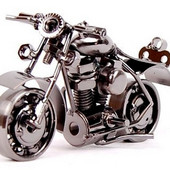 Motorkerékpár modell Retro motor figura fém dekoráció kézzel készített vas motoros kellékek vintage lakberendezési gyerekjáték