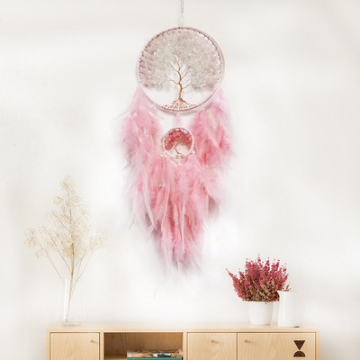 Zidni hvatači snova Dragulj Kristalno drvo života Hvatač snova Dekoracija doma Soba Vjetar zvona Ukrasi Hvatači snova