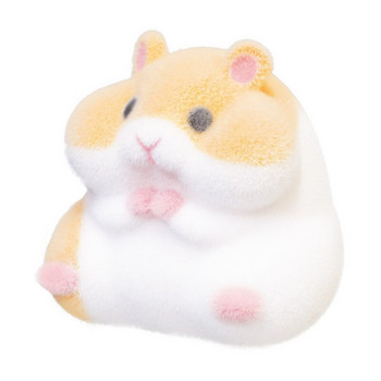 Παιχνίδια Capsule Kawaii Fatty Milky Hamster Flocking Λούτρινα Κούκλες Gashapon Toys Dog Toys Παιχνίδια χάμστερ Δώρα Πρωτοχρονιάς 2022