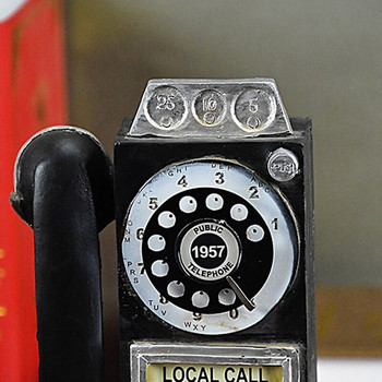 Διακόσμηση σπιτιού Vintage Μοντέλο Τηλεφώνου Χειροτεχνίες τοίχου Στολίδια Ρετρό Έπιπλα σπιτιού Φιγούρια Τηλέφωνο Μινιατούρα Διακόσμηση Δώρο