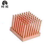 Mini nagy teljesítményű tűoszlop tiszta réz hűtőborda barkács hűtőborda radiátor hűtő hűtő CPU chip hőelvezetés