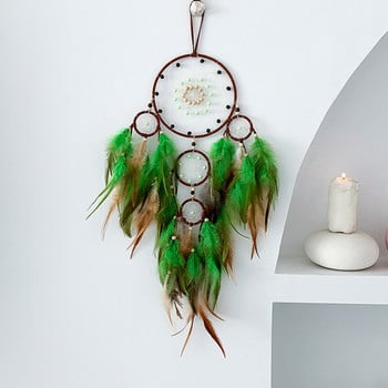 Dream Catchers Wall Hanging Hot Sale Vintage Διακόσμηση για Αυτοκίνητο Retro Feathers Circular Feather Διακόσμηση σπιτιού Dream Catcher