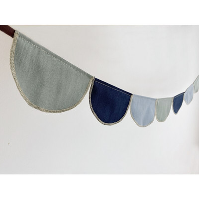 Šiaurės šalių siena pakabinama puošmena girlianda Vėliavos Virvelė Medvilnė Lininė Vaikų kambario fonas Dekoratyvinė vėliava Girliandos Namų vakarėlis Vestuvės