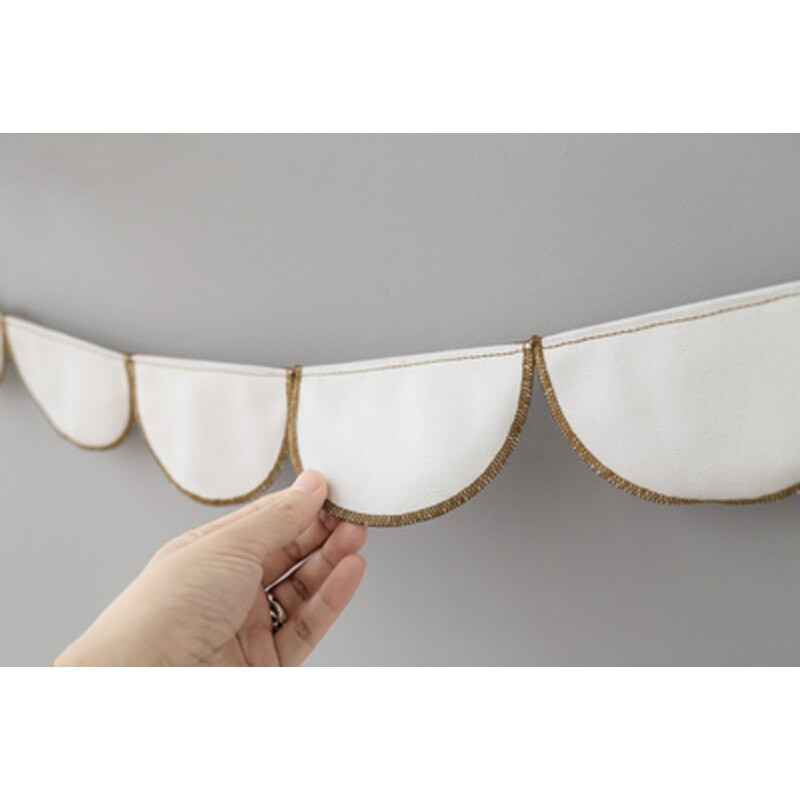 Šiaurės šalių siena pakabinama puošmena girlianda Vėliavos Virvelė Medvilnė Lininė Vaikų kambario fonas Dekoratyvinė vėliava Girliandos Namų vakarėlis Vestuvės