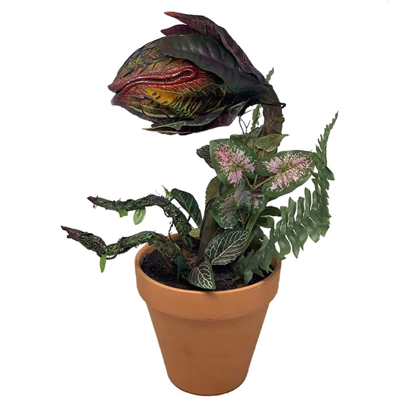 Decoratiunea Piranha fara Ghiveci Recuzita de film Horror Halloween Accesoriu unic de flori