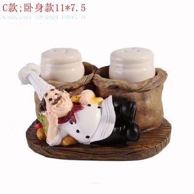 [MGT] Nordic Chef Sticla de ardei Ustensile de bucătărie Sticlă de pulbere Decorare pentru casa Sculptură Statuie