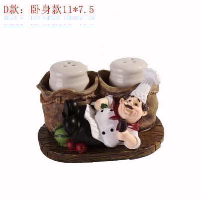 [MGT] Nordic Chef Sticla de ardei Ustensile de bucătărie Sticlă de pulbere Decorare pentru casa Sculptură Statuie