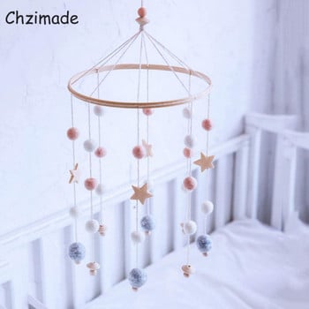 Chzimade Felt Props για μπάλα Χειροποίητα Wind Chimes Κουδούνι κρεβατιού Παιδικό Δωμάτιο Κρεμαστό Διακόσμηση Nordic Wind Chime Crafts