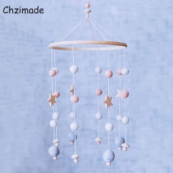 Chzimade Felt Props για μπάλα Χειροποίητα Wind Chimes Κουδούνι κρεβατιού Παιδικό Δωμάτιο Κρεμαστό Διακόσμηση Nordic Wind Chime Crafts