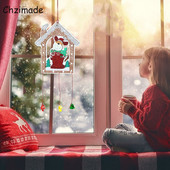 Chzimade 5D clopoței de vânt de Crăciun pictură cu diamante cristal Catcher soare prismă lacrimă pandantiv rășină fereastră mașină agățat artizanat