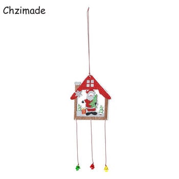 Chzimade 5D Christmas Wind Chime Diamond Painting Crystal Sun Catcher Prism Teardrop κρεμαστό παράθυρο ρητίνης Παράθυρο Car Hanging Crafts