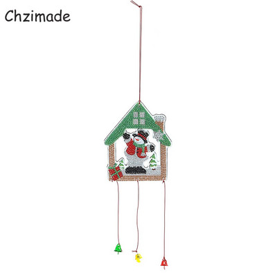 Chzimade 5D clopoței de vânt de Crăciun pictură cu diamante cristal Catcher soare prismă lacrimă pandantiv rășină fereastră mașină agățat artizanat
