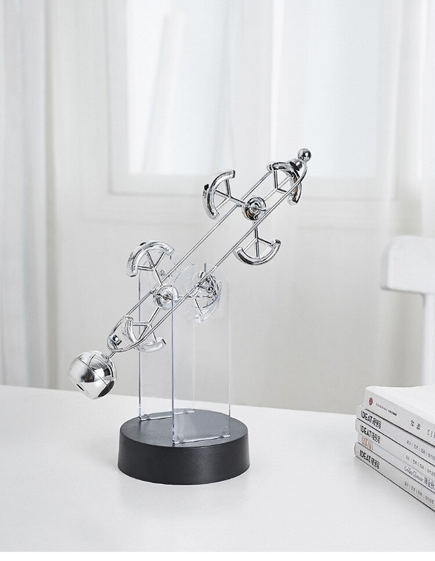 skandináv irodai asztali dekoráció modell szoba dolgozószoba könyvespolc kreatív kaotikus inga örökmozgó díszek