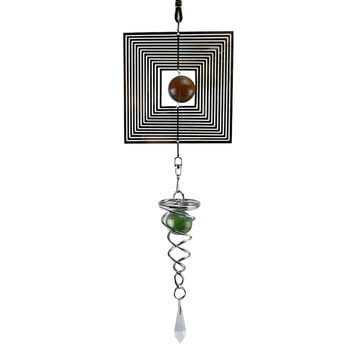 Creative Wind Chime μενταγιόν αδιάβροχο γλυπτό χειροτεχνία ανθεκτικό στη σκουριά άγαλμα τοίχου που κρέμεται από εξωτερική αυλή Προμήθειες κήπου