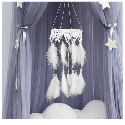 Graži spalvinga LED žvaigždžių lempa, rankų darbo svajonių gaudyklė, skirta pakabinti vestuvių vakarėliui su dvigubų spalvų kambario dekoru